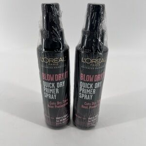 L'Oreal Paris Blow Dry It Quick Dry Primer Spray NEW Lot of 2 Discontinued 4.2OZ